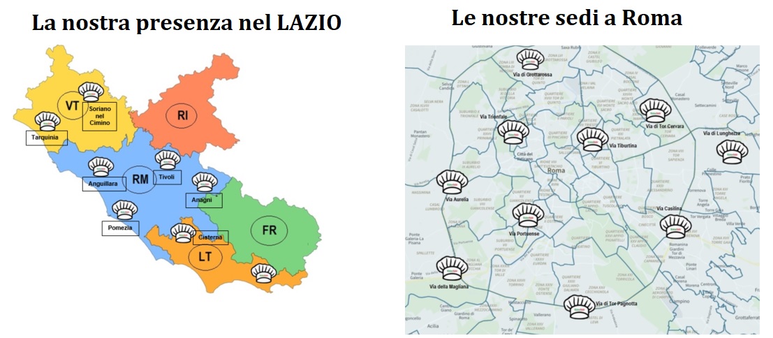 La nostra dislocazione nel territorio